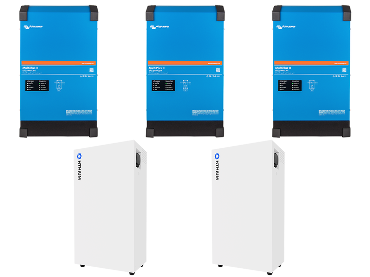 3-Phasen-Paket Hithium Multiplus-II 15 kVA - 32 kWh