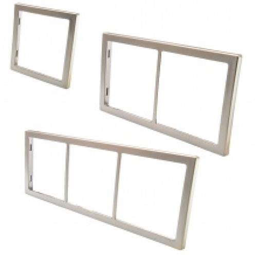 Inprojal Medien-Basisplatte doppelt 60x60mm/weiß