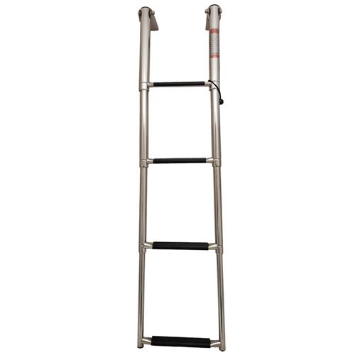 Hollex Teleskop-Badeleiter Edelstahl 316 4 Stufen