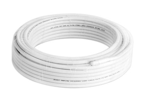 Scout antennekabel RG-6/U wit 75 Ohm L=10mtr