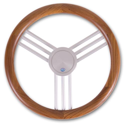 Stazo Bügel-Steuerrad Typ 27 Teak/Aluminium 40 cm Modell 2