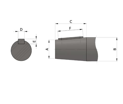 Stazo adapter delrin 17,6x19,6x31mm/spie 5x3mm