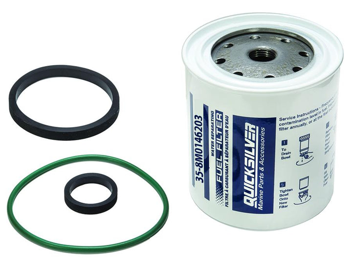 Quicksilver wasserabscheidender Kraftstofffilter 10 Mikron 8M0146203