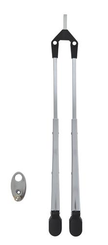 EWT Parallelarm verstellbar 330-450mm Twin Spring poliert