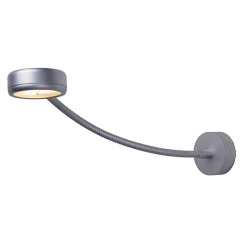 Prebit LED flexlamp 05 300mm bruin leer mat chroom rood/warm wit 10-30V 3W dimbaar