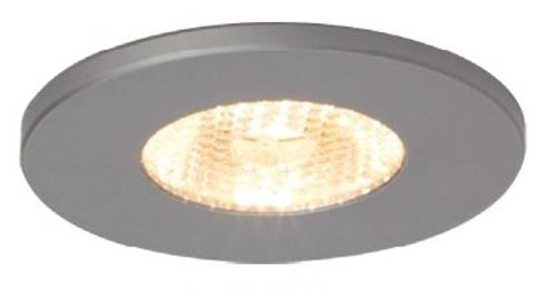Prebit LED inbouwspot EB01-1 mat chroom warm wit 10-30V 3W 25° incl. ballast