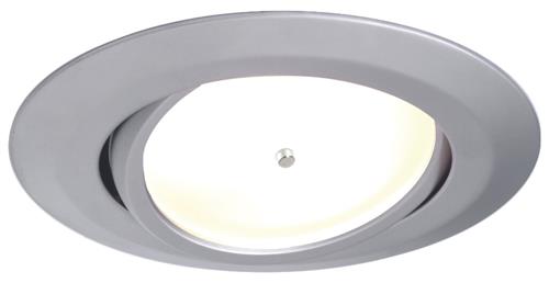 Prebit LED inbouwlamp EB15-2 master kantelbaar mat chroom warm wit 10-30V 3W dimbaar