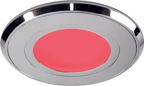 Prebit LED inbouwlamp EB32R-3 master rvs ø85mm gepolijst rood/warm wit 10-30V 3W IP67