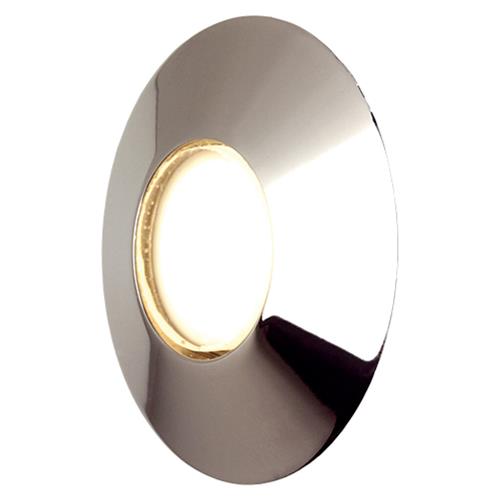 Prebit LED inbouwlamp EB04 rvs warm wit 3000K constante spanning 10-30V 1W IP67