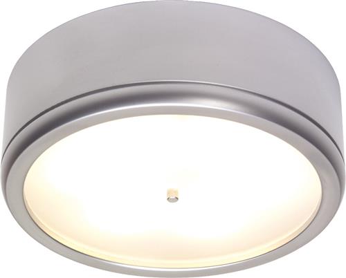 Prebit LED opbouwlamp D3-3 master mat chroom rood/warm wit 10-30V 6W incl. dimmermodule