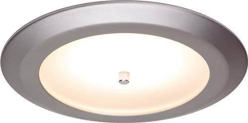 Prebit LED inbouwlamp EB12-3 master mat chroom warm wit/rood 3W W 90⁰