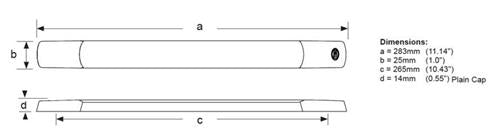 Hella opbouw LED strip 24V wit