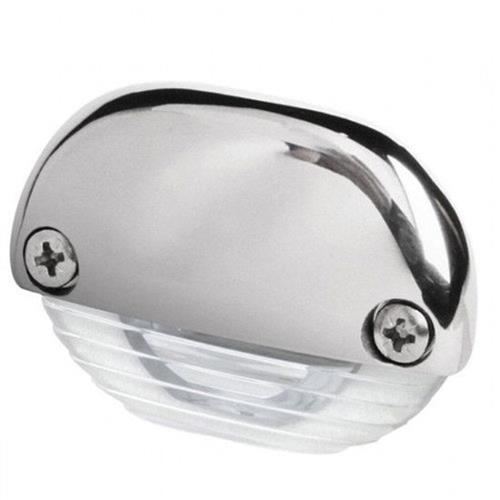 Hella LED traplamp 12/24V warm wit/gepolijst rvs