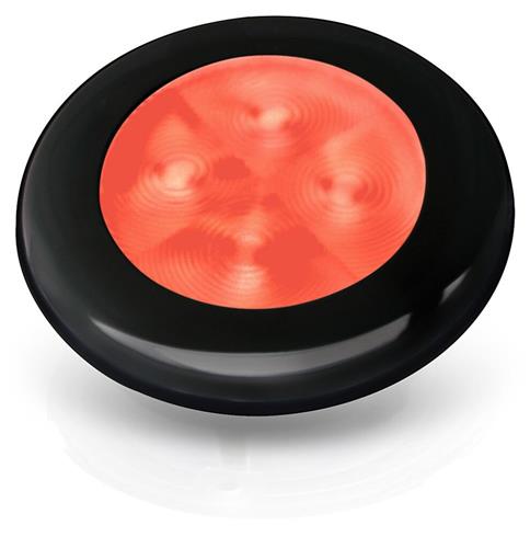 Hella Spot SlimLine Round LED 12V rot/schwarz