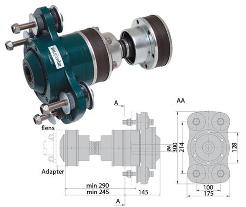 Aquadrive Gleichlaufgelenk verlängert CV30