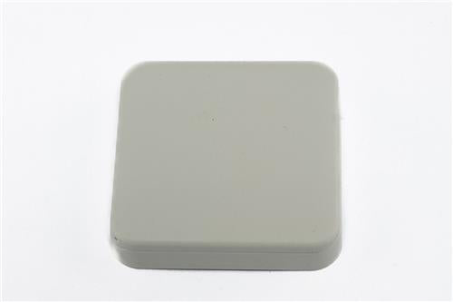 Inprojal Klappdeckel federnd 60x60mm rau/weiß