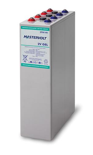 24x MVSV 2700Ah GEL 2V, inklusive 8x Kästen