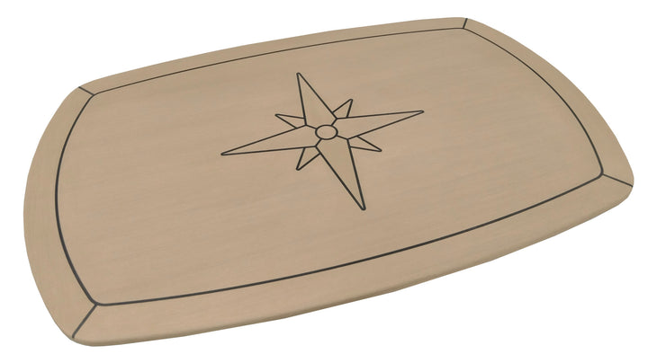 Eude Tischplatte Eco Teak Classic Comfort 61 cm x 94 cm