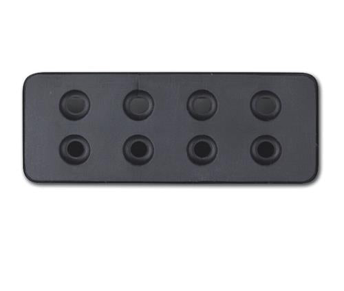 CZone Kabelverschraubung für CZone-Schaltinterface, schwarzes Silikon