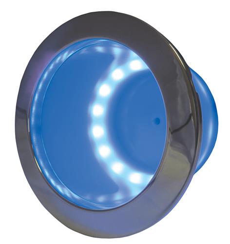 Drinkbekerhouder rvs304 met blauw LED