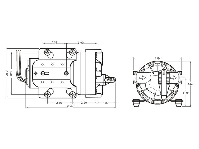 Velair Wasserpumpe selbstansaugend 5-20 L 230 V