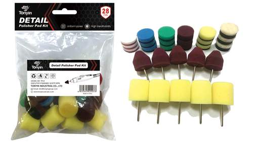 Tonyin Polierpad-Set für Detail-Poliermaschine