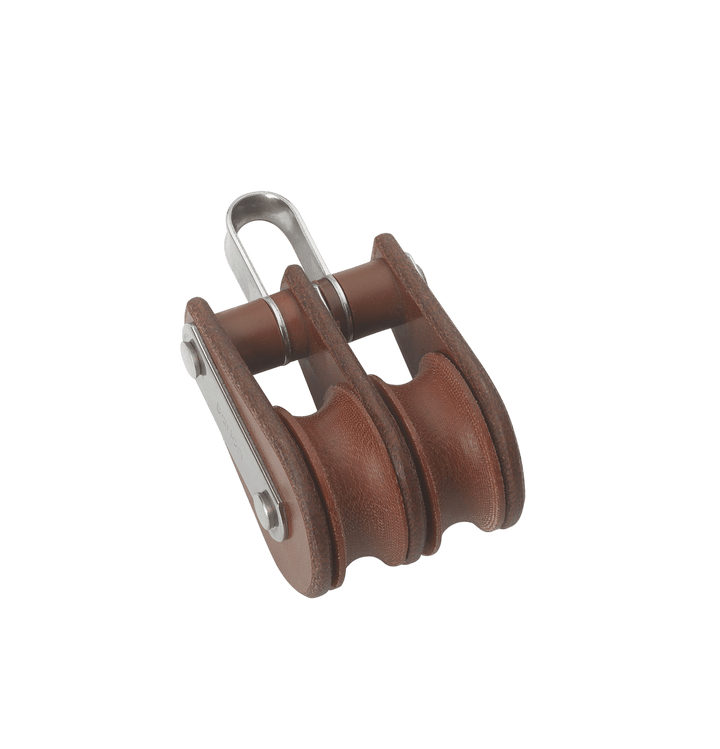 Barton Tufnol-Block mit Bügel, 2-scheibig, 45 mm für 13 mm Leinen