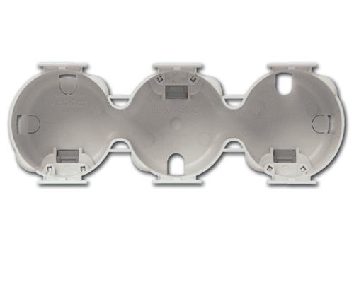 Inprojal Unterputzdose (3) schwarz ø50mm/tiefe 40,5mm