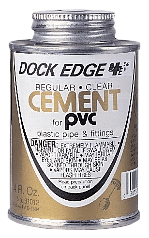 Dockedge PVC-Klebeset für Stegfender-Komponenten