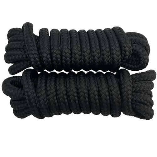 Hollex fenderlijn zwart 12mm 16 strengen L=1,5mtr (2)