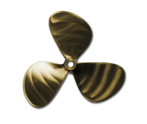 Nakashima GL352 propeller 3 blads-14″x10″-LH-MnBr-ø25x60