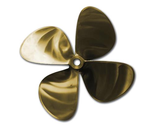 Nakashima GL469 propeller 4 blads-11″x07″-RH-MnBr-ø25x60