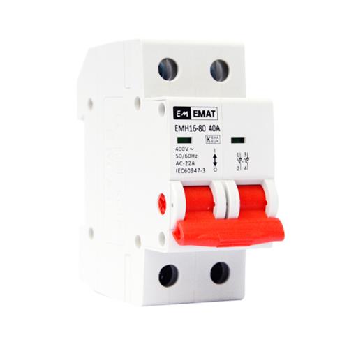 Hauptschalter 2-polig 63A max. 230/400Vac