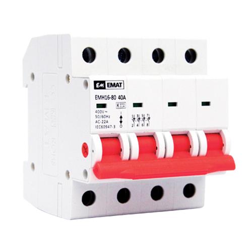 Hauptschalter 4-polig 63A max. 230/400Vac