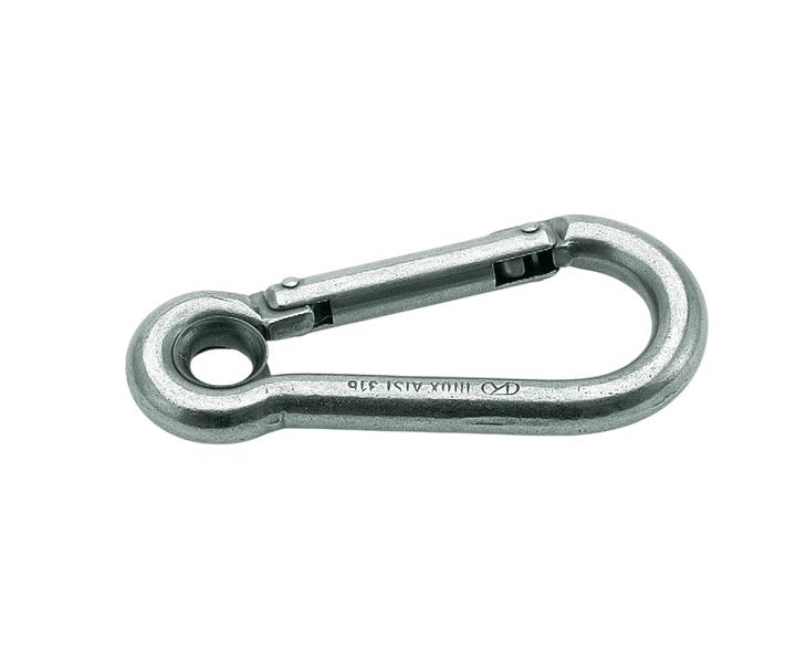 Kong Karabinerhaken 120 mm mit Verschluss und Kausche
