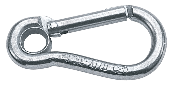 Kong Karabiner getest 120 mm mit Verschluss und Kausche