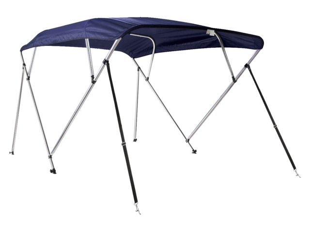 Talamex Bimini-Top Deluxe 4-Bügel 240 x 246–260 x 137 cm marineblau
