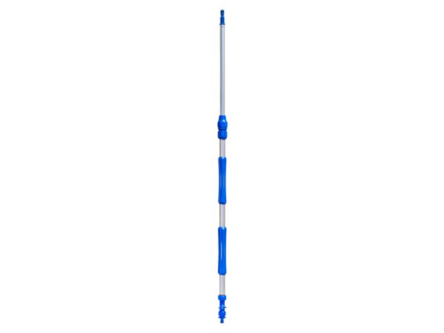 Weyer Stahl-Teleskopstange aus Aluminium 160-300 cm mit Wasserdurchlauf