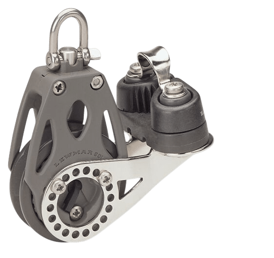 Lewmar Ratschenblock 60 mm einfach mit Klemme (VF), 29901667BK
