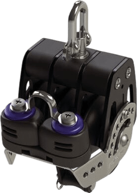 Lewmar HTX Block 60 mm dreifach mit Bügel