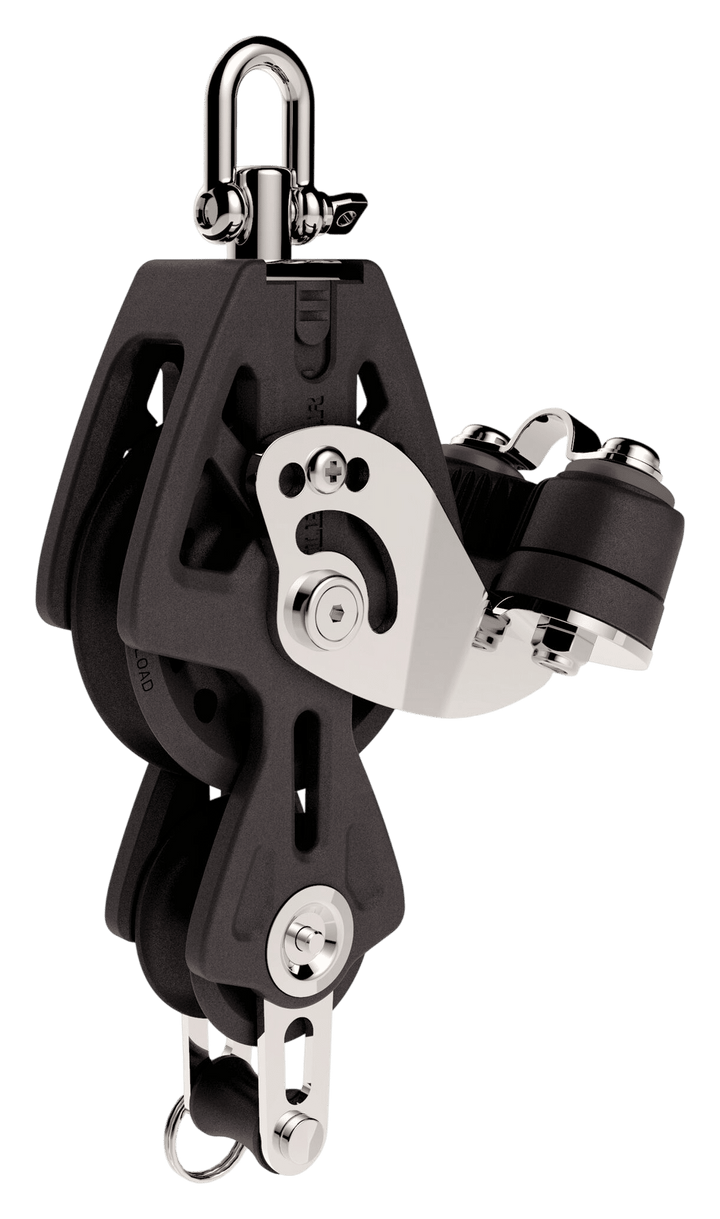 Lewmar Synchro Fiddle-Block mit Bügel CL 90 mm schwarz 29929039BK
