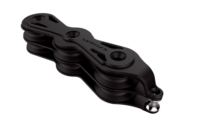 Lewmar Leinenführung 3 x 2 60 mm schwarz 29916042BK