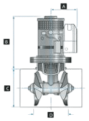 Lewmar Bugstrahlruder TT300 10,8 kW 24 V GEN2