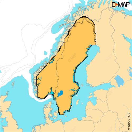 C-MAP Speicherkarte REVEAL X - Skandinavisches Binnenland