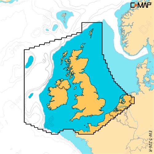C-MAP Speicherkarte REVEAL X - Vereinigtes Königreich