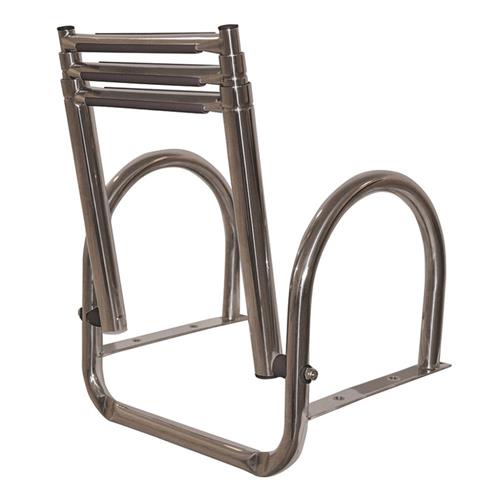 Hollex telescopische zwemtrap rvs316 4+1 treden