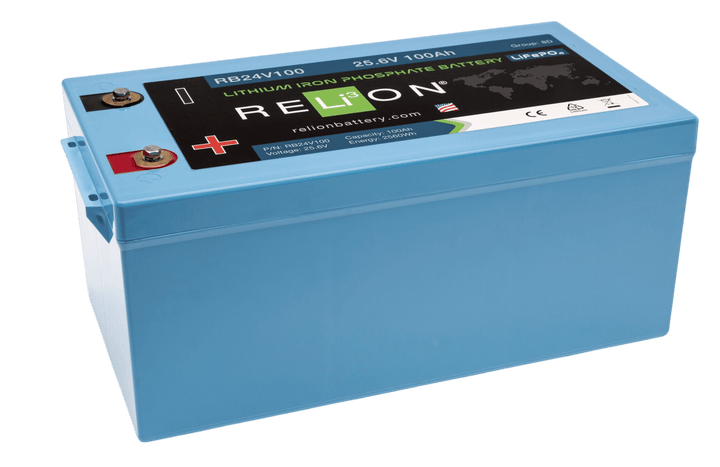 RELiON Lithium-LiFePO4-Akku 25,6 V 100 Ah