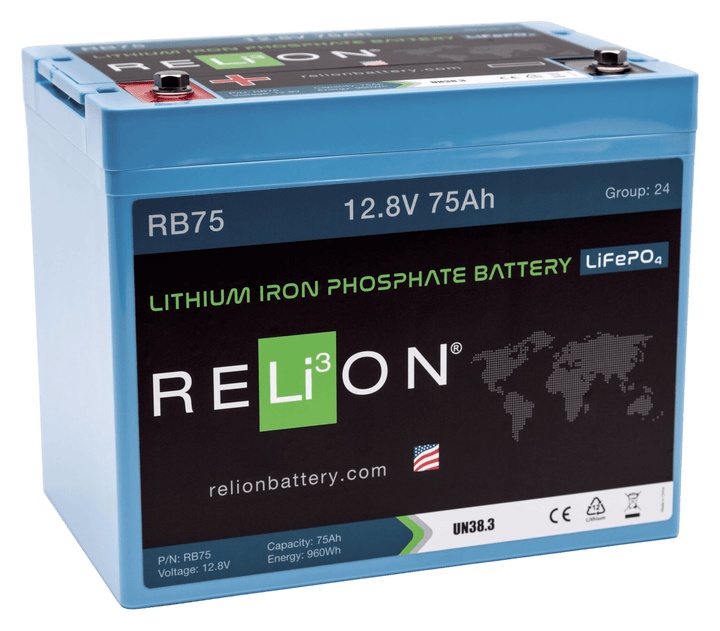 RELiON LiFePO4 Lithium-Akku 12,8 V 75 Ah