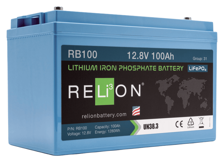 RELiON LiFePO4 Lithium-Batterie 12,8 V 100 Ah