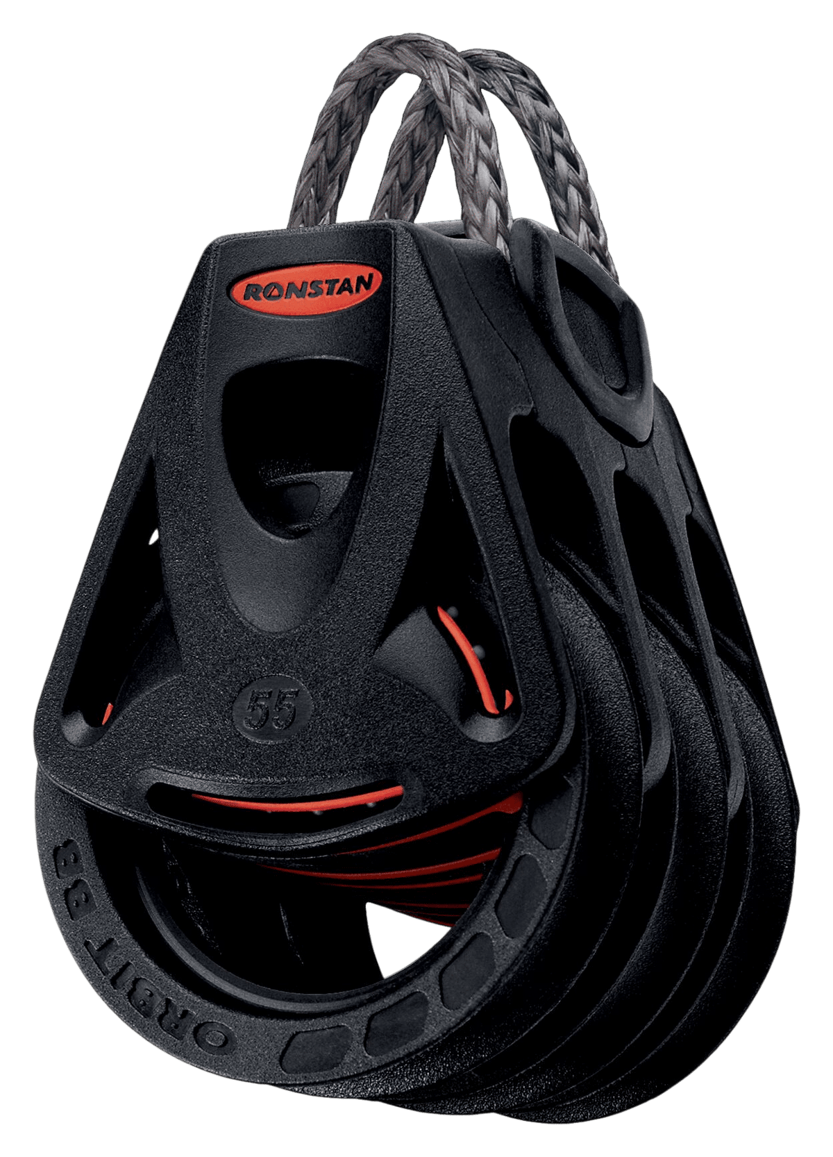 Ronstan Serie 55 kugelgelagerter Dreifachblock mit Link Head RF55301